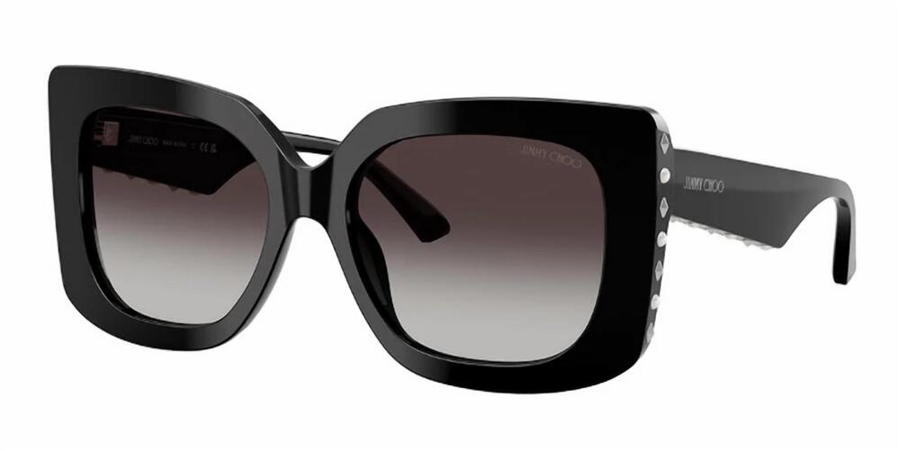 NEW JIMMY CHOO women's cat eye sunglasses in black